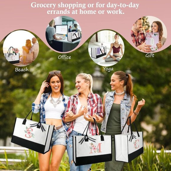 Birthday Gifts for Women Mothers Day Gifts Tote & Makeup Bag for Gift - Picture 5 of 6